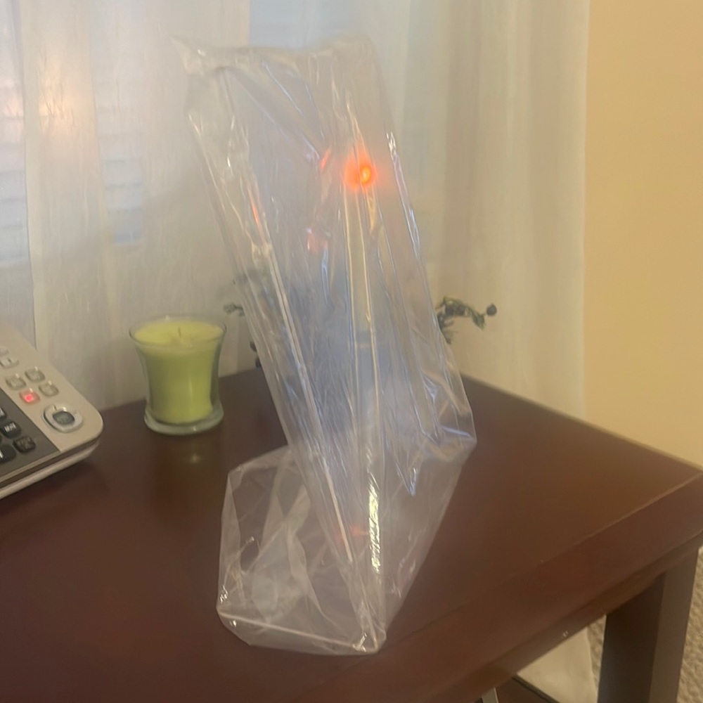 Slanted Plastic Sign Holder 8.5 x 11 Standing, Display